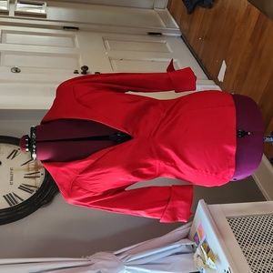 Pinup Girl Clothing Red Lauren Top Size Large